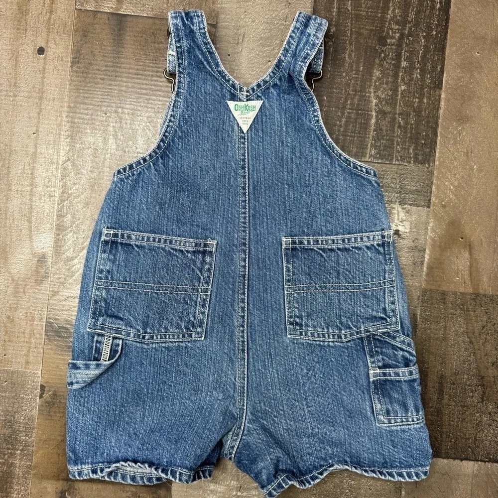 OshKosh B'gosh Blue Denim Overalls Timeless Casual Style